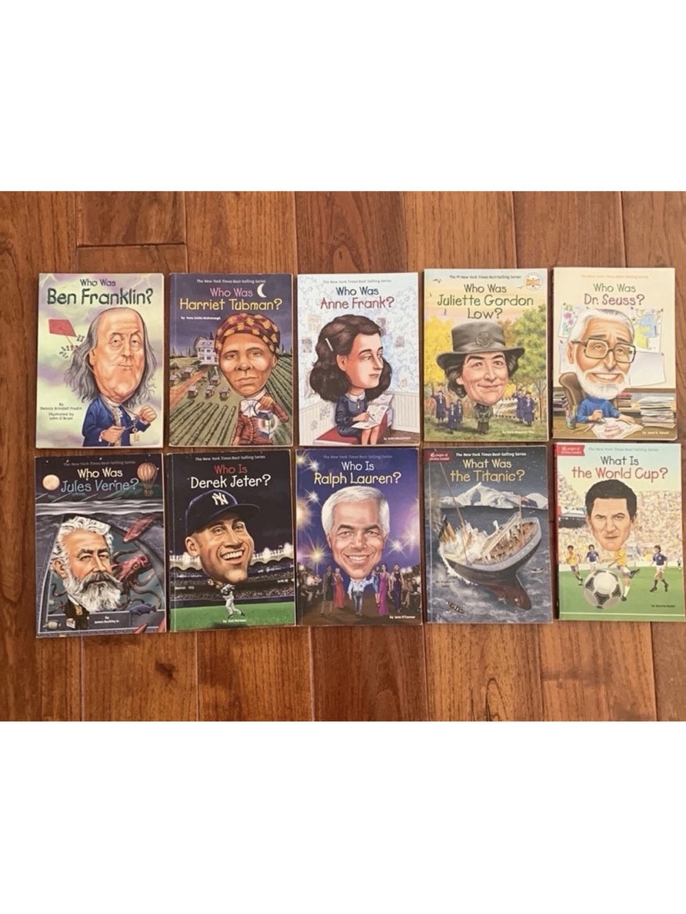 Who What Was Is Series HQ Lot of 10 Books Biography AMERICAN History Paperback